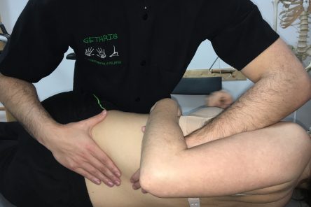 Sesión de osteopatía en Getafe